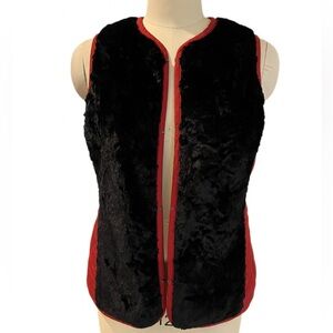 Etcetera Reversible Vest with faux fur